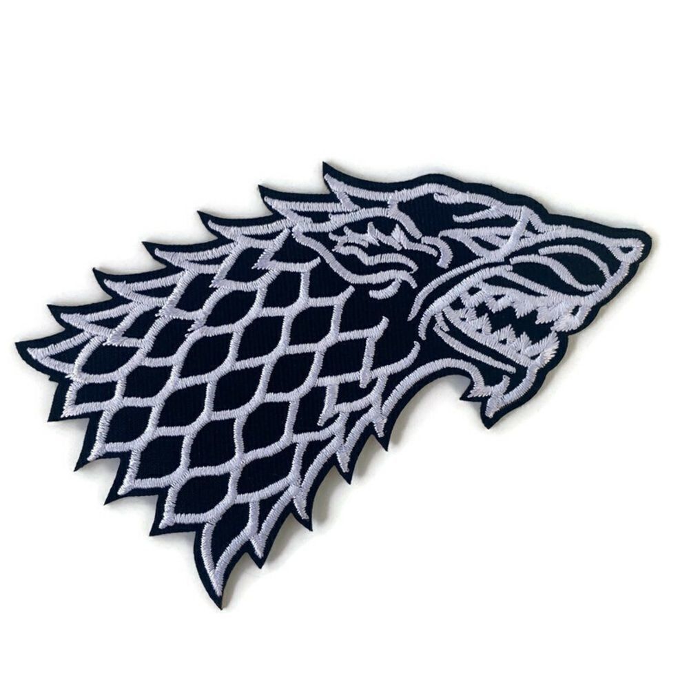 BW Wolf Embroidered Patch